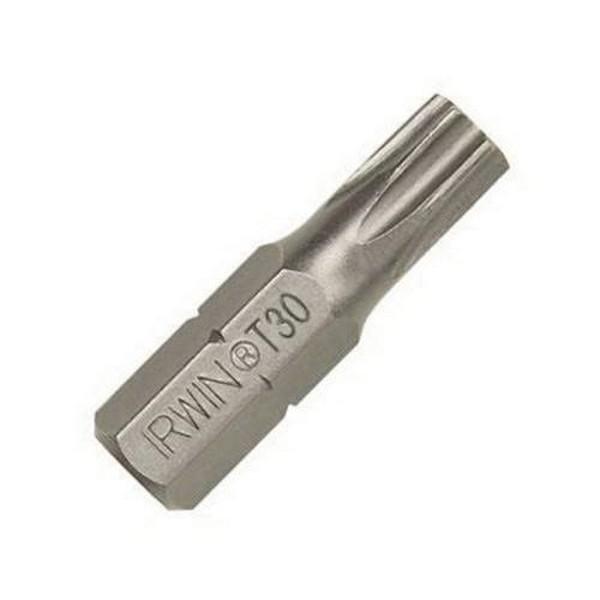 Insert Bit, Measurement System: Imperial, T8 Point, Torx® Point, 1 in Overall Length, Hex Shank, 1/4 in Shank, Industrial Grade S2 Steel, Black Oxide