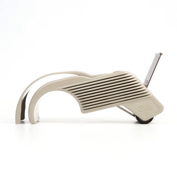 Tape Dispenser, Handheld, 2 Inch Tape Width, 3 Inch Diameter Core, For Use With: Box Sealing Tape, Plastic, Gray