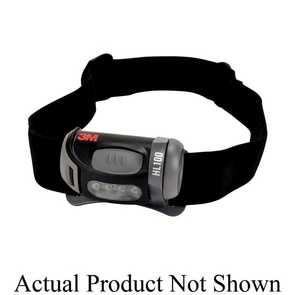 Head Lamp, Lightweight, For Use With: 3M™ Hard Hats, Specifications: 70 Lumens, IPX-4 Water-Resistant, 4 Modes LED, White