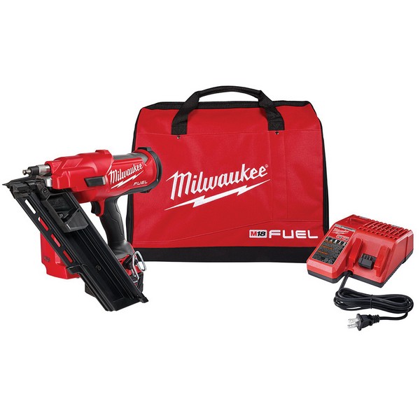 M18 Cordless Framing Nailer Kit, Brushless, Bare Tool/Kit: Kit, 2 to 3-1/2 in Fastener, For Fastener Type: 30 °Framing Nailer, Strip Collation, 30 °Collation, 51 lb Magazine, Non-Marring Tip, 18 V, Battery Power Source, XC5.0™ Lithium-Ion Battery, 5