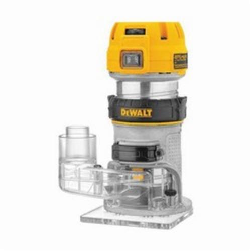 Dust Collection Adapter, Fixed, For Use With: DWP611 and DWP611PK Fixed Base Unit Compact Router, Plastic, Clear