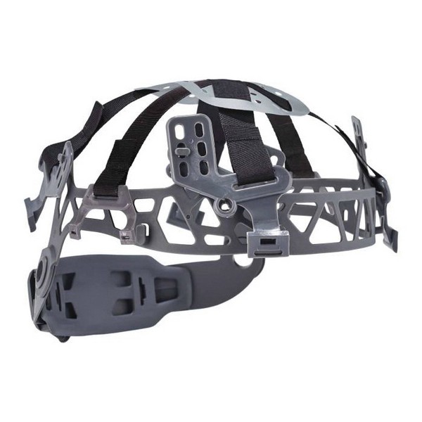 Replacement Suspension, Series: 8988, 6 Suspension Points, For Use With: 8974, 8974LED, 8975, 8975LED Safety Helmets, Black