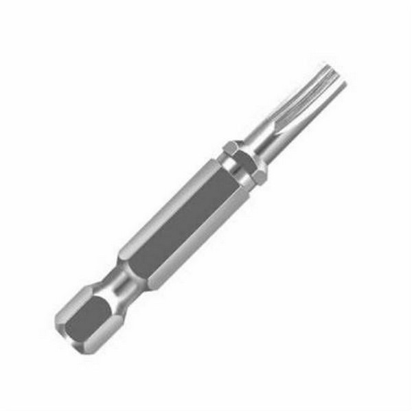 Clutch Power Bit, Type G, Measurement System: Imperial, 5/32 in Point, Hex Point, 1-15/16 in Overall Length, Hex Shank, 5/16 in Shank, Industrial Grade S2 Steel