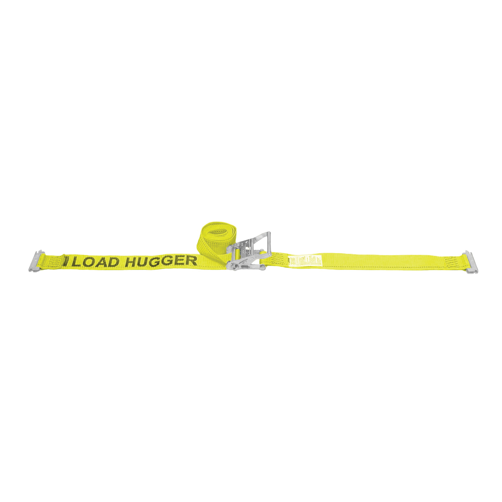 Logistic Strap With Ratchet Buckle, 12 ft Length X 2 Inch Width, 1000 lb Load, Spring E-Track