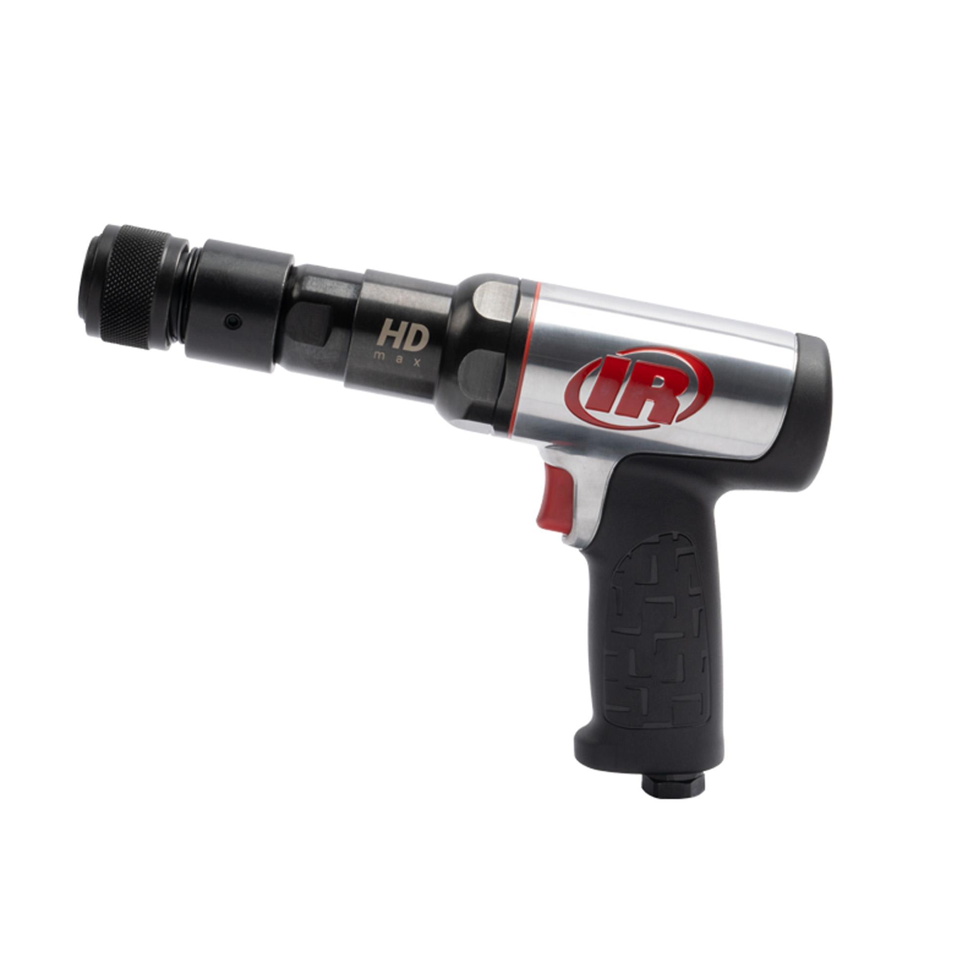 Air Hammer, Tool/Kit: Bare Tool, Heavy Duty, Series: MAX Series, 3/4 in Bore, 2600 bpm Blows per Minute, 3 in Stroke Length, 2.66 cfm Air Flow, 1/4 in NPT Air Inlet, 3/8 in Minimum Hose, 98, 107 dBA Sound Level, 8.67 in L Dimensions