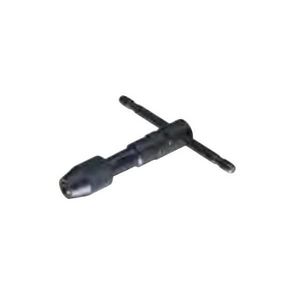 Combination Ratchet and Tap Wrench, Series: 244, Tap Capacity: 1/16 to 1/4 in, 3-3/4 in Length, Steam Oxide, Slip Resistant Grip/T-Handle Handle, Ratcheting: Ratcheting