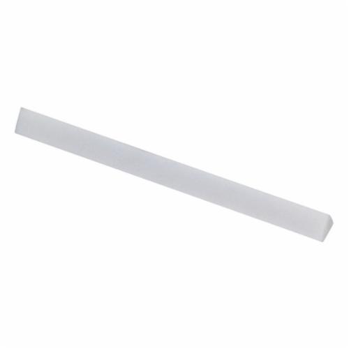 Abrasive File, 3 in Overall Length, 1/4 in Overall Width, 1/4 in Overall Thickness, Ultra Fine Grade, Triangular, Hard Abrasive, Translucent White
