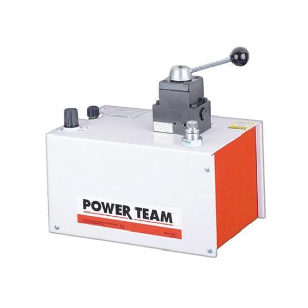 Hydraulic Pump, 2-Speed Air Driven, Series: PA60, 6 cu-in/min Air Flow, 3/8 in FNPT Fluid Port, 1/4 in FNPT Air Inlet, 425 cu-in Oil, 2 gal Reservoir, 40 to 120 psi Air, 14-1/4 in Length, 9-5/8 in Width, 14-1/4 in Height