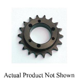 Roller Chain Sprocket, #100 Chain, 90 Teeth, 1-1/4 in Pitch, 9/16 x 3-5/8 in Screw, QD® F Bushing, Carbon Steel