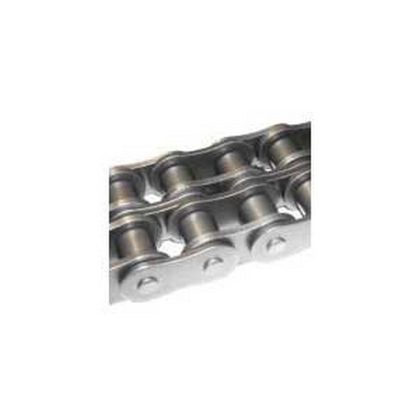 Riveted Roller Chain, 1 Inch Pitch, 80-2R Chain, 2-Strand, 10 Feet/Coil, Carbon Steel