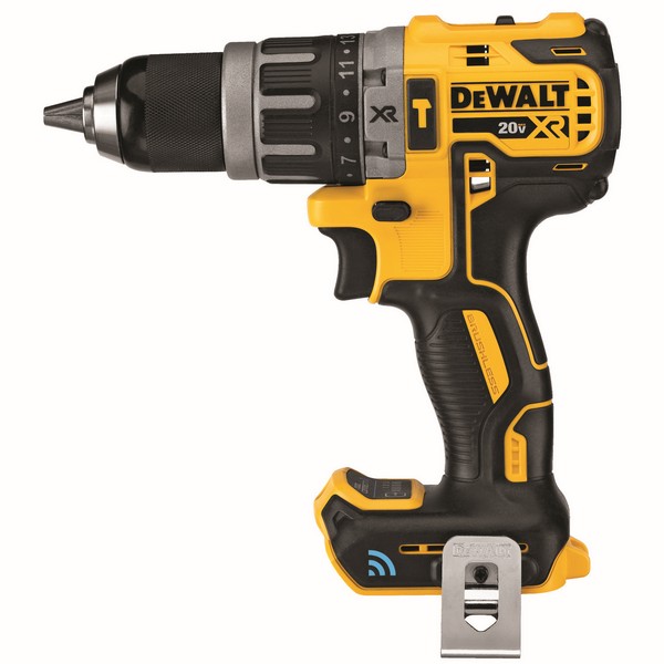 Cordless Hammer Drill, Brushless Compact, Kit, 1/2 in Chuck, Keyless Chuck, 34000 bpm, 0 to 2000 RPM No-Load Speed, 13 Speed, 20 VDC, Lithium-Ion Battery Type, 2 Ah Battery, Battery Included, Reversible: Yes, Plastic Housing, Pistol Grip, Black/Yello