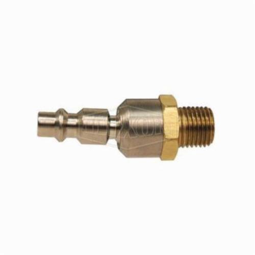 Quick Disconnect Ball Swivel Plug, Air Chief Industrial, 1/4 Inch Nominal, Quick-Disconnect Plug x MNPT End Style, 250 psi Pressure, Steel, Domestic