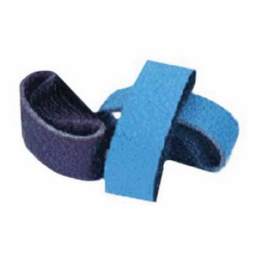Coated Abrasive Belt, Narrow, Series: R228, 36 in Belt Length, 4 in Belt Width, 120 Grit, Medium Grade, Aluminum Oxide Abrasive, Cotton Backing, Closed Coat, Brown, Applicable Materials: Metal and Wood, X-Weight Backing Weight