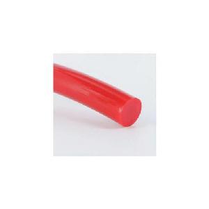 Belt, Round Non-Reinforced, 1/4 in Diameter, 2-1/2 in Diameter Minimum Pulley, -22 to 150 °F, 90A Durometer, Polyurethane, Red