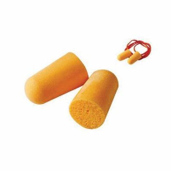 Earplugs, Uncorded, 29 dB Noise Reduction, Tapered Shape, Universal Size, Orange Plug, Polyurethane Plug, Specifications Met: ANSI S3.19-1974, CSA Certified Class AL, Disposable/Reusable: Disposable