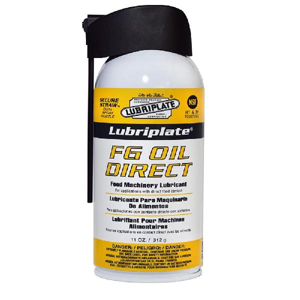 Oil, Food Grade, Series: L0727, 11 oz Container, Aerosol Can Container, 130 SUS at 100 F Viscosity, Liquid Form, Composition: 60 to 100% White Mineral Oil (Petroleum), Colorless, Mild Odor/Scent, 40 to 120 F, 410F Flash Point, 0.85 Specific Gravity