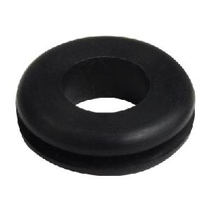 Grommet, Specifications: 3/4 Inch Inside Diameter x 1-3/4 Inch Outside Diameter, Rubber, Black