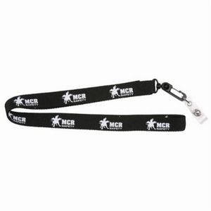 Badge Holder, Black/Clear