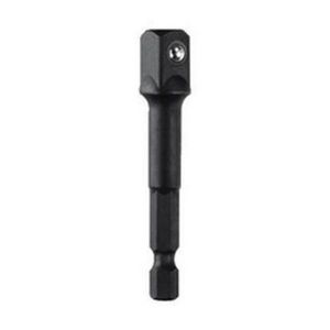 Socket Adapter, Magnetic, For Use With: Impact Driver and Wrench, 1/4 in Hex to 3/8 in Socket Adapter, Steel, 4-1/2 in L