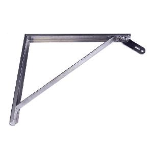 Wall Mount, For up to 30 Inch Fan Heads, 16 Inch Height, 19 Inch Depth, Stainless Steel