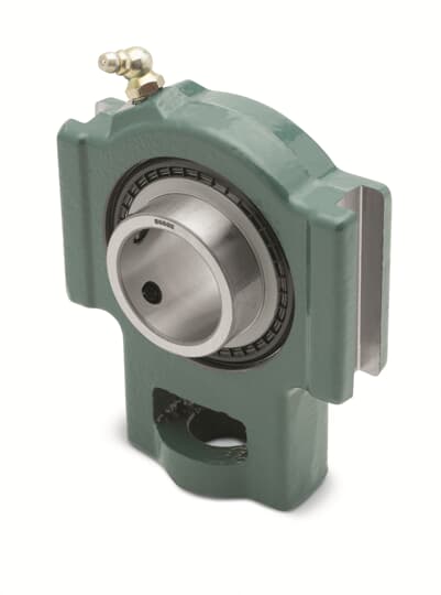 Take-Up Setscrew Ball Bearing, Normal Duty Wide Slot, Series: 212, 60 mm Bore, Cast Iron Bearing, Uncoated