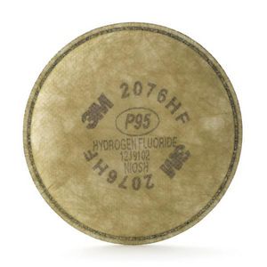 Particulate Cartridge, For Use With: 3M™ 5000 Series Reusable Respirators, 6000 Series Cartridges with 502 Adapters, 6000 and 7000 Series Respirators, Acid Gas, Hydrogen Fluoride, P95 Filter Class, 0.95 Filter Efficiency, Bayonet Connection, Olive/Green, Resists: Organic Vapors, Oil and Non-Oil Based Particles, 4.3 in L x 4.3 in H Dimensions