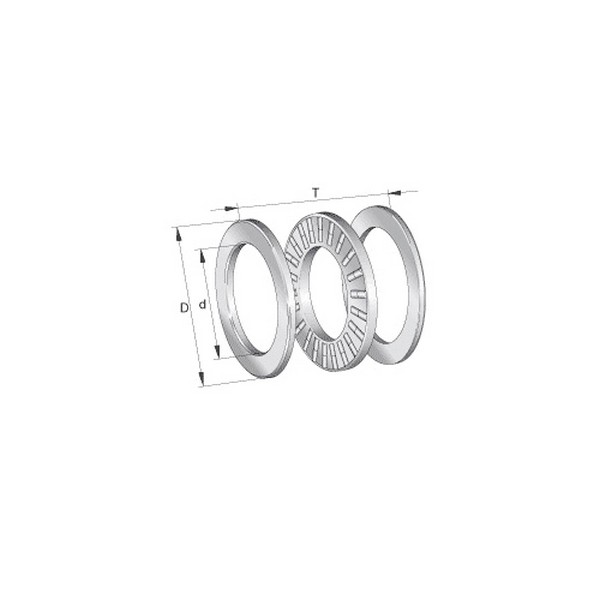 Axial Cylindrical Roller Bearing, Series: 894 Series, 65 mm Bore Dia, 140 mm Outside Dia, 45 mm Width, 445000 N Dynamic/1410000 N Static Axial/148000 N Fatigue, Plastic Cage, 2850 rpm Maximum, -20 to 120 °C
