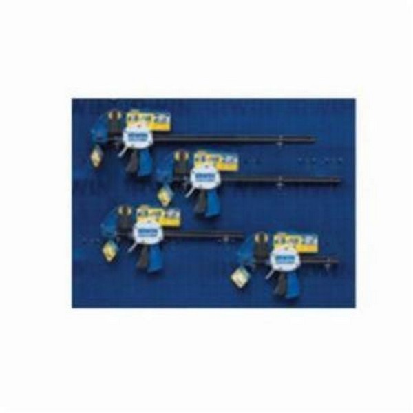 Bar Clamp Merchandiser, Series: XP Series, 8 Piece, Merchandiser Tool Storage Type, Yes Tool Storage Included, Steel, Blue