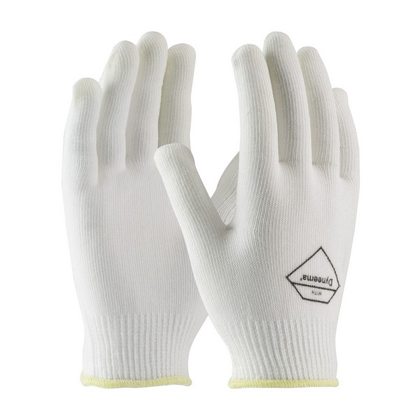 Cut-Resistant Gloves, Lightweight Unisex, Series: 17-DL200, XL Size, Dyneema®/Lycra®, White, Seamless Knit Style, ANSI/ISEA Cut Level: A2, Dyneema®/Lycra® Lining, Continuous Knit Wrist Cuff, Uncoated Coating, 8 in Length, Resists: Cut