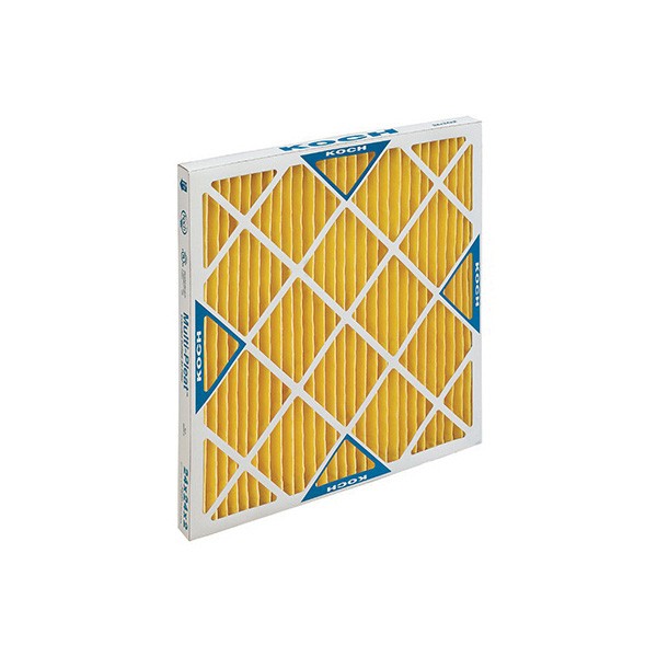 Multi-Pleat™ Pleated Panel Filter, Extended Surface, Series: XL11, 16 in Width, 5 in D, 25 in Height, MERV: 11, 200 ˚F, 55 to 60 % Efficiency, Synthetic Media