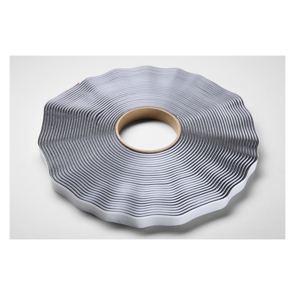 Ribbon Sealant Tape, 50 ft Length, 1/2 Inch Width, 1/8 Inch Thickness , Black, Butyl Adhesive, 33 psi Tensile Strength
