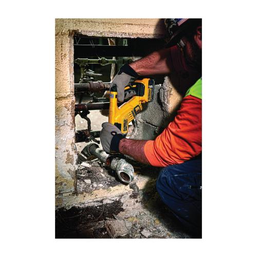 Cordless Reciprocating Saw Kit, Brushless, Bare Tool/Kit: Kit, Series: XR™, 1-1/8 in Stroke, 0 to 2900 spm, Straight Cut Type, 20 V, Lithium-Ion Battery, 5 Ah Battery, Battery Included: Yes, Anti-Slip/Comfort Grip Handle, Variable Speed Trigger Contr