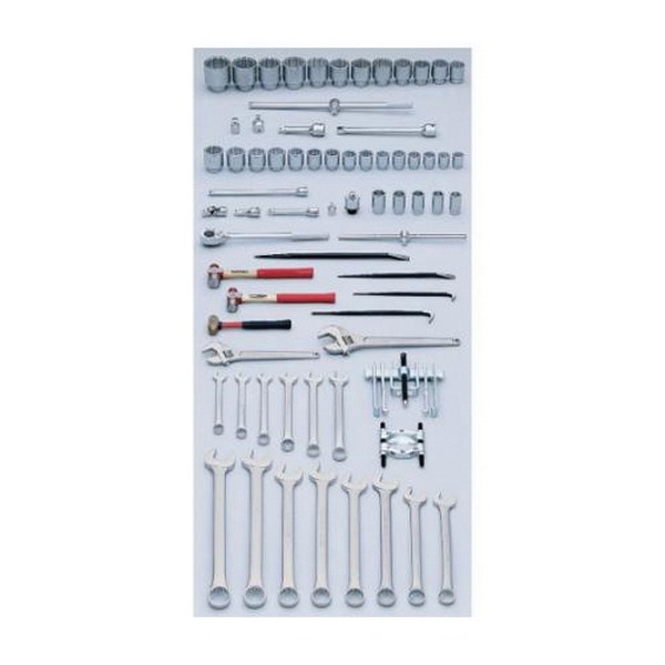 Master Tool Set, Heavy Equipment, 3/4 in, 1 in Drive, 71 Piece, For Use With: 1 to 3-1/2 in Fastener, No Insulated