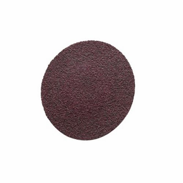 Coated Abrasive Quick-Change Disc, Close, Type TR Attachment, 2 Inch Diameter Disc, Aluminum Oxide Abrasive, 80 Grit, Polyester Backing, YF-Weight Backing Weight
