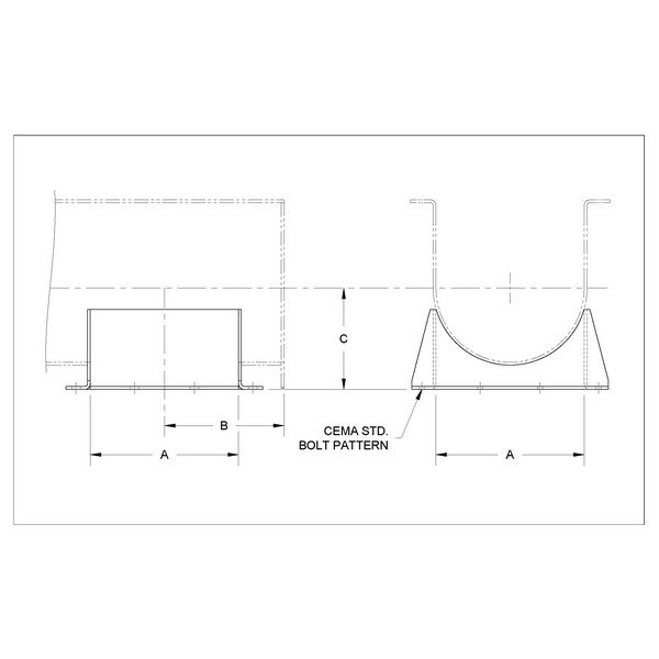 Conveyor Flanged Discharge Sprout, 12 Inch Size, 12 Gauge, Double