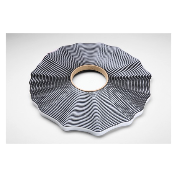 Ribbon Sealant Tape, 50 ft Length, 3/8 Inch Width, 1/8 Inch Thickness , Black, Butyl Adhesive, 33 psi Tensile Strength