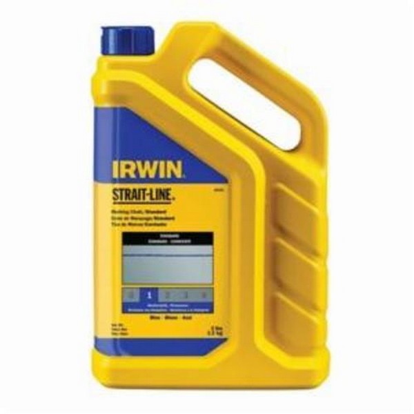 Marking Chalk, Temporary, Blue, 5 lb Capacity, Bottle Package Type, Odorless Odor/Scent
