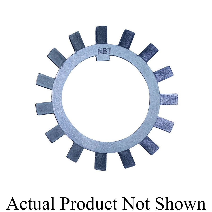 Lock Washer, Series: MB Series, 65 mm Bore Dia, 92 mm Outside Dia, 79 mm Face Dia, 1.5 mm Thickness, 19 Tangs