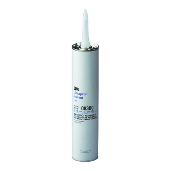 Autobody Sealant, Cartridge Container, 0.1 gal Container, Synthetic Rubber Base
