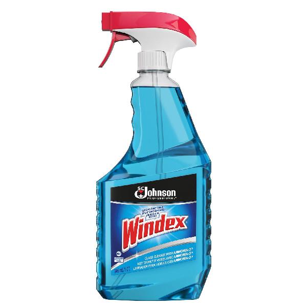 Glass Cleaner, 32 oz Spray Bottle, Ammonia-D, 8/Carton