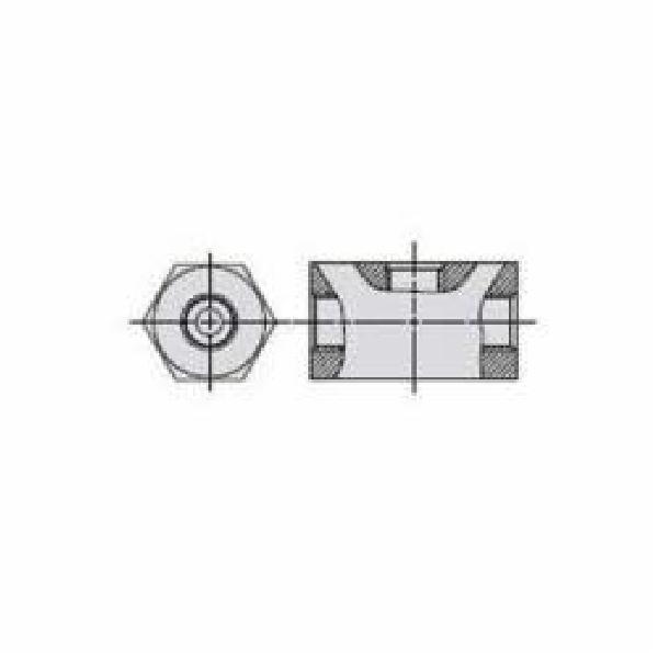 Hydraulic Double Tee Adapter, 3/8 in Nominal, NPTF, 10000 psi