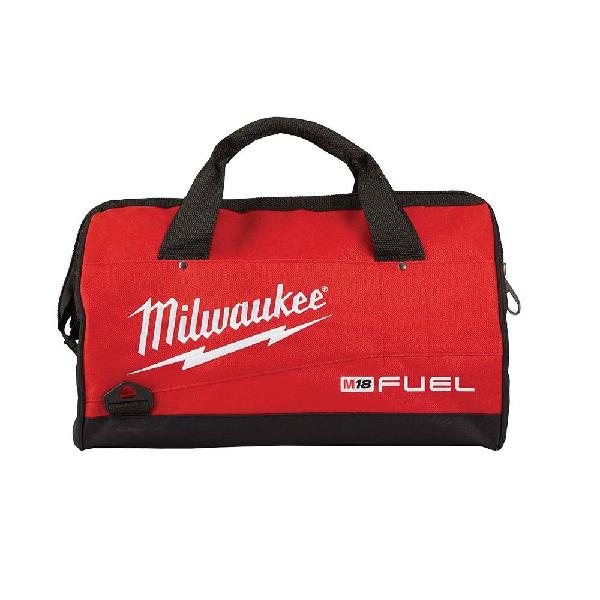 Fuel Contractor Bag, Large Soft Sided, Canvas, Black/Red
