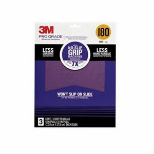 Sanding Sheet, 11 in Length, 9 in Width, 220 Grit