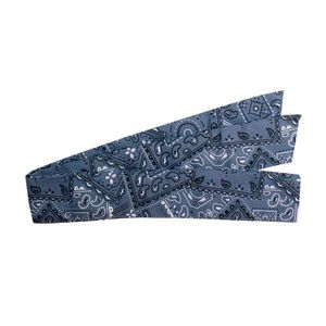 Cooling Bandana, Evaporative Cooling, Series: EZ-COOL®, Universal, Cowboy Blue, 65% Polyester/35% Cotton Poplin, 10 to 20 min Soaking
