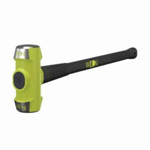 Sledge Hammer, 38 in Overall Length, Double Face, 2-3/8 in Diameter Face, 14 lb Head, Drop Forged Steel Head, 3 in Head Width, 7 in Head Length, Vulcanized Rubber Handle, Non-Slip Grip