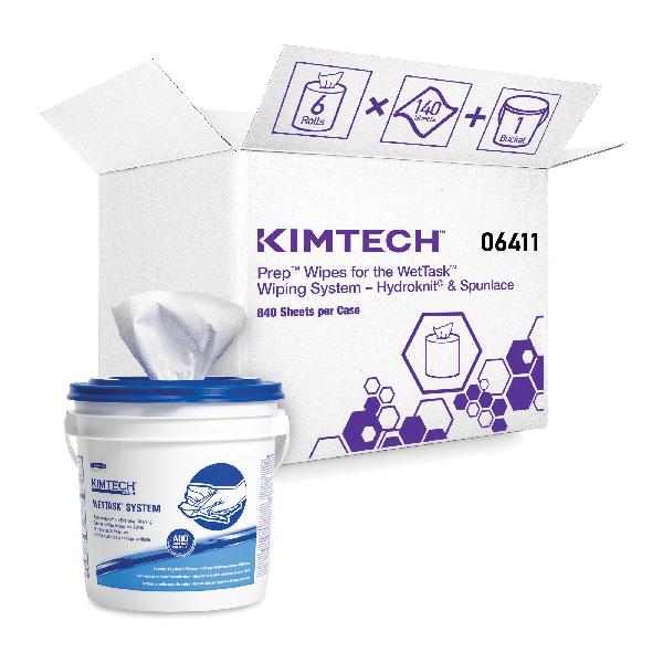 Cleaning Wiper, 12 x 6 in, 90 Sheets Capacity, 12-1/2 in Length, White, Meltblown, Roll, 1 Ply