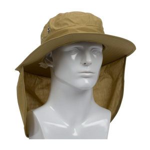 Cooling Ranger Hat, X-Large, Series: EZ-Cool®, Cooling Method: Evaporation, Khaki, 65% Polyester/35% Cotton Poplin, 14.6 in L x 7 in W