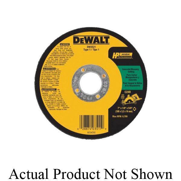Depressed Center Grinding Wheel, Contaminant-Free Flat, 4-1/2 in Wheel Diameter, 1/4 in Wheel, 7/8 in Center Hole, Arbor Connector, 30 Grit, Medium Grade, Aluminum Oxide Abrasive, Wheel Type Number: Type 27, 13300 RPM Resin Bond, Applicable Materials