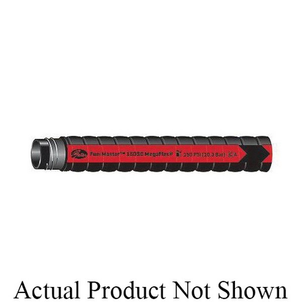 Petroleum Hose, 1 Inch Nominal, 1.41 Inch Outside Diameter, 100 ft Length, 150 psi Working, -40 to 180 °F, Chloroprene/Nitrile, Black