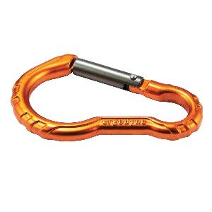 Carabiner, Non-Locking, Series: 3800, Aluminum Alloy, Orange